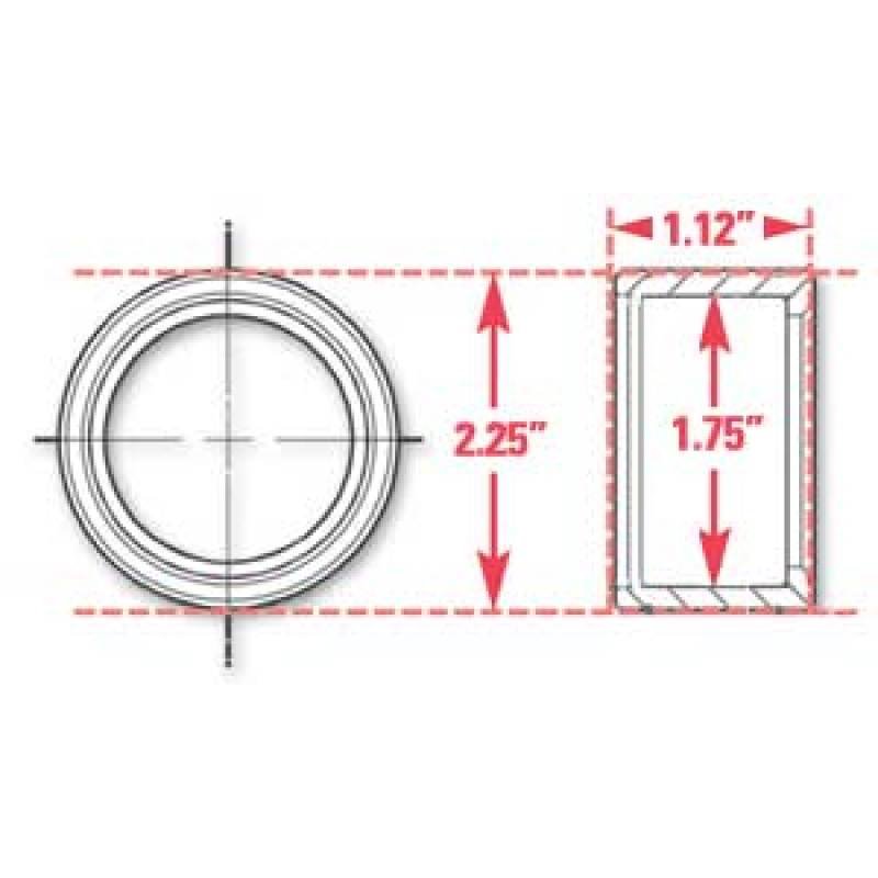 SPC Performance Weld-In Ring Kit 1.75 in. ID