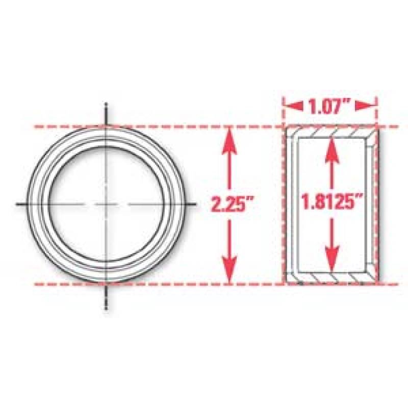 SPC Performance Weld-In Ring Kit 1.81 in. ID