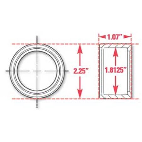 SPC Performance Weld-In Ring Kit 1.81 in. ID