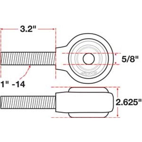 SPC Performance XAXIS Rod End Ball Joint