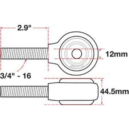 SPC Performance XAXIS Rod End Ball Joint