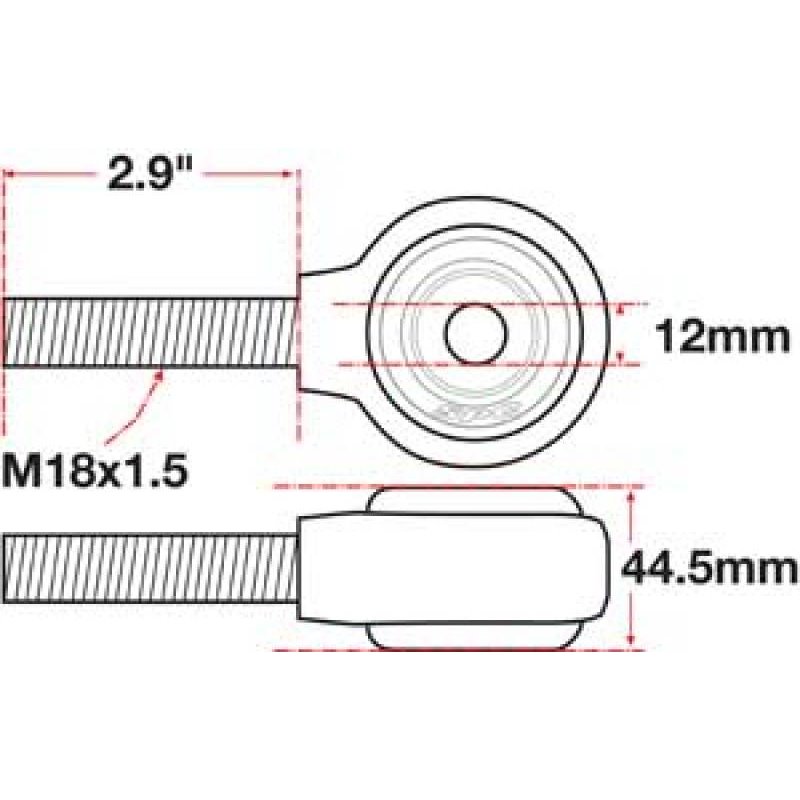 SPC Performance XAXIS Rod End Ball Joint