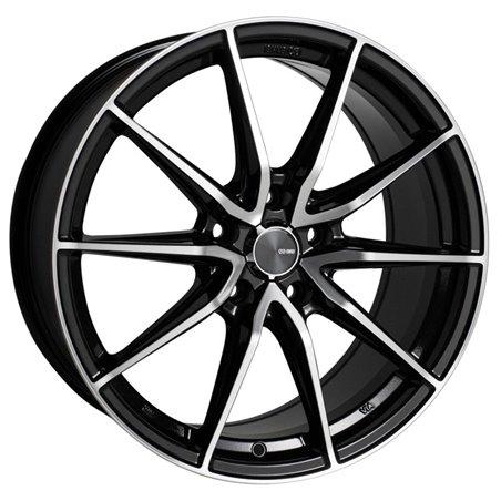 Enkei DRACO 16x7.0 5x114.3 38mm Offset 72.6mm Bore Black Machined Wheel