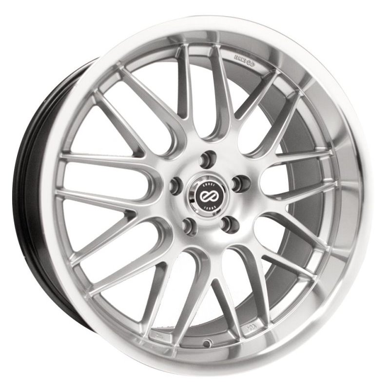 Enkei Lusso 20x9.5 35mm Offset 5x120 Bolt Pattern 72.6 Bore Hyper Silver Wheel