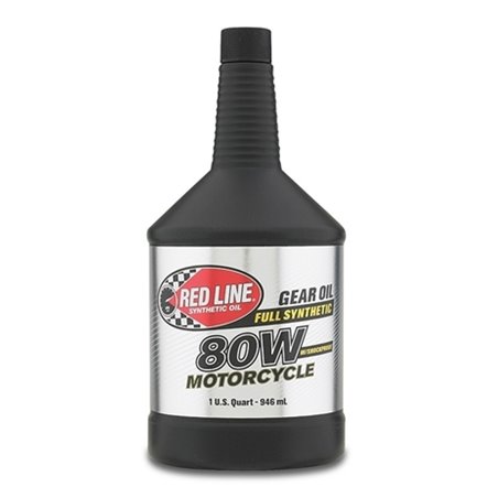 Red Line 80W Motorcycle Gear Oil w/Shockproof - Quart