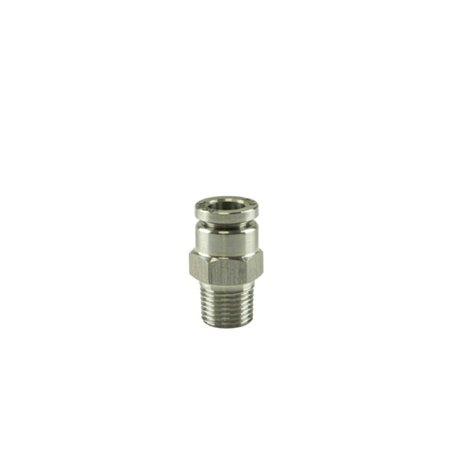 Turbosmart 1/8in NPT to Straight 1/4in Pushloc Stainless Steel