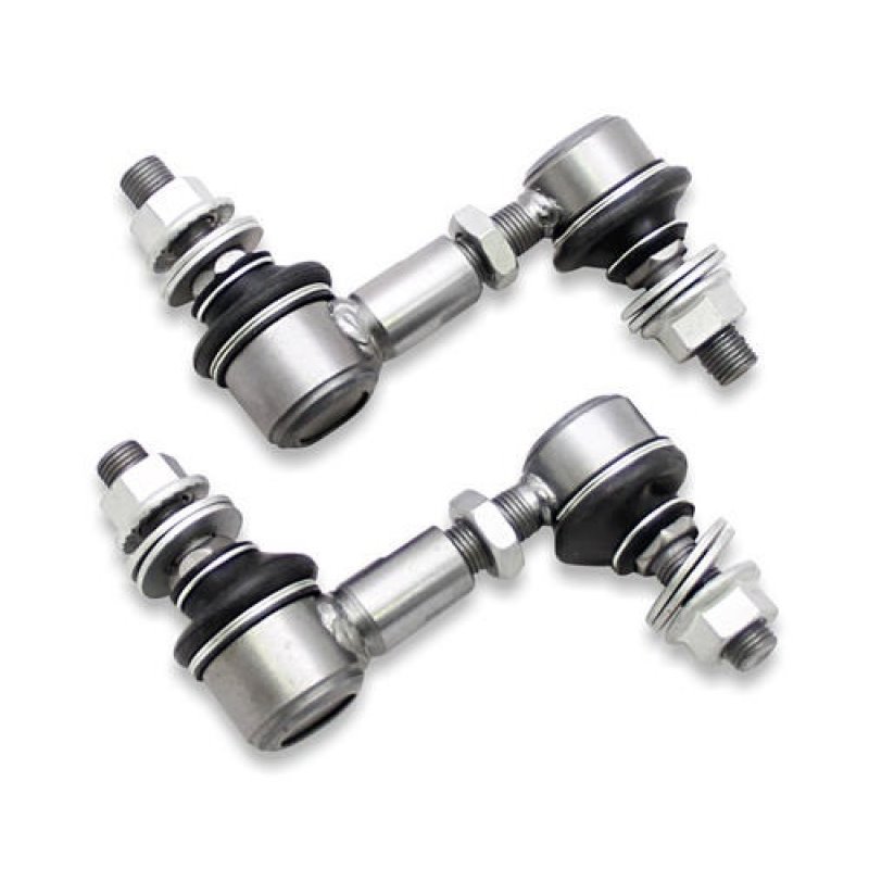 SuperPro 2004 Mazda RX-8 Base Rear HD Adjustable End Link Set (10mm Studs 85mm-100mm Length)