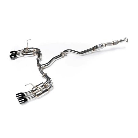 Invidia 2022+ Subaru WRX Gemini Single Layer Quad Black Tip Cat-Back Exhaust