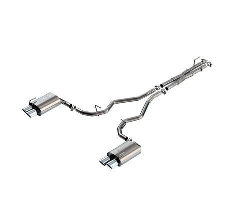 Borla 19-22 Ford Explorer 3.0L V6 AT AWD 4DR 2.25in ATAK Catback Exhaust - Chrome Tip