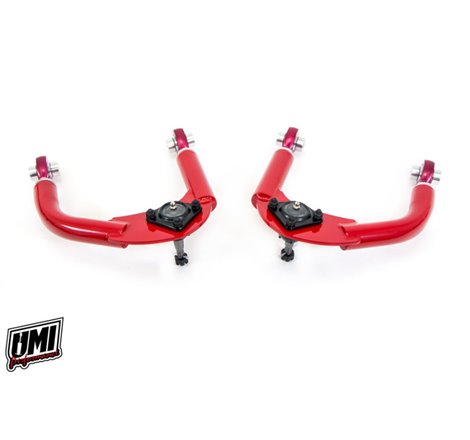 UMI Performance 93-02 GM F-Body Upper A-Arm Adj. Drag CrMo - Red