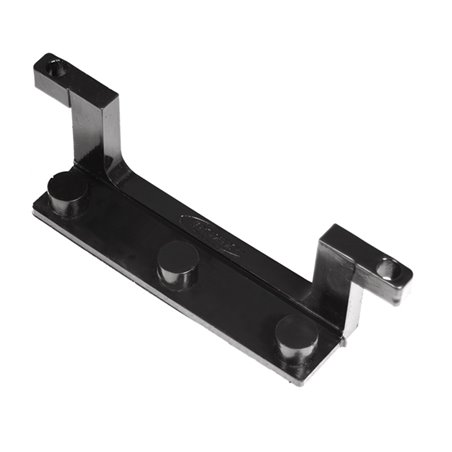 Daystar License Plate Bracket for Roller Fairlead Isolator Black