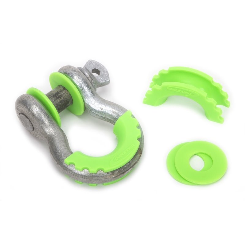 Daystar D-Ring Isolator and Washers Fluorescent Green