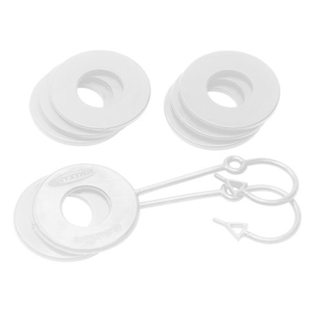 Daystar White D Ring Isolator w/Lock washer Kit