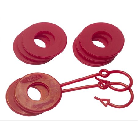 Daystar Red D Ring Isolator w/Lock washer Kit