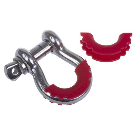 Daystar D-Ring Shackle Isolator Red Pair