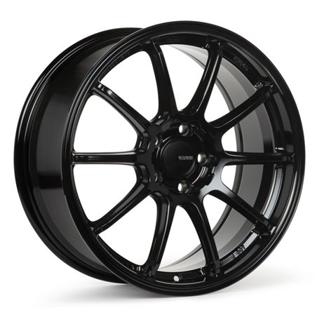 Enkei TRIUMPH 18x8.5 5x100 45mm Offset 72.6mm Bore Gloss Black Wheel