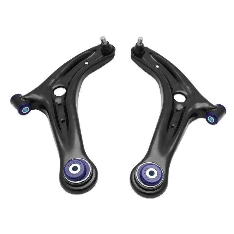 Superpro 13-17 Ford Fiesta Complete Front Lower Control Arm Kit (Caster Increase)