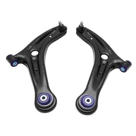 Superpro 13-17 Ford Fiesta Complete Front Lower Control Arm Kit (Caster Increase)