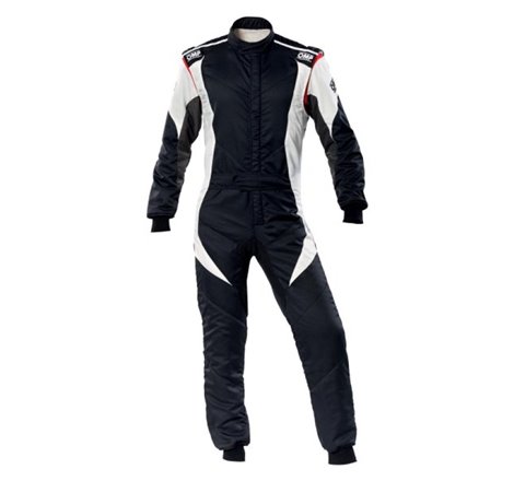 OMP First Evo Overall Black/White - Size 42 (Fia 8856-2018)