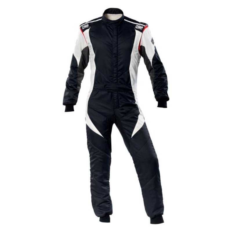 OMP First Evo Overall Black/White - Size 54 (Fia 8856-2018)