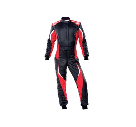 OMP Tecnica Evo Overall My21 Black/Red - Size 44 (Fia 8856-2018)