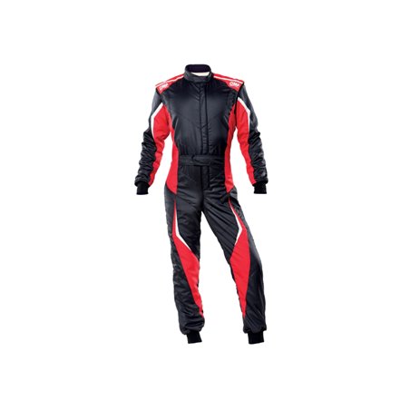 OMP Tecnica Evo Overall My21 Black/Red - Size 44 (Fia 8856-2018)