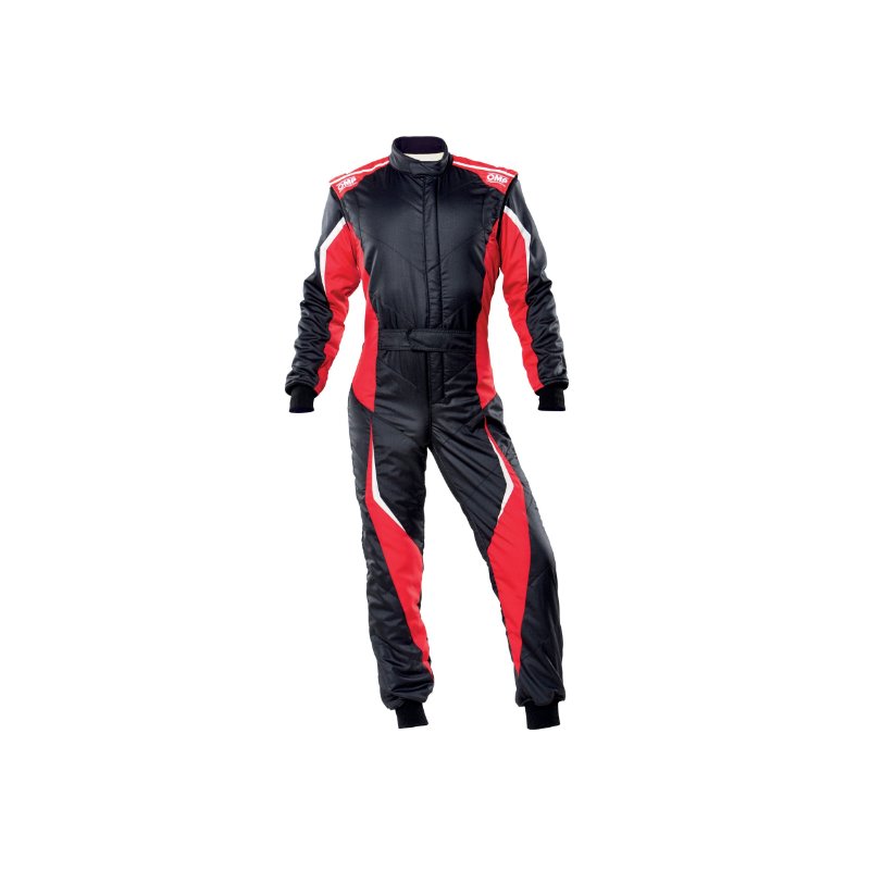 OMP Tecnica Evo Overall My21 Black/Red - Size 46 (Fia 8856-2018)