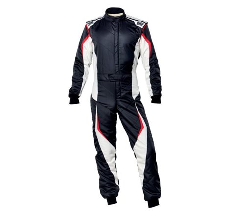 OMP Tecnica Evo Overall My21 Black/White - Size 44 (Fia 8856-2018)