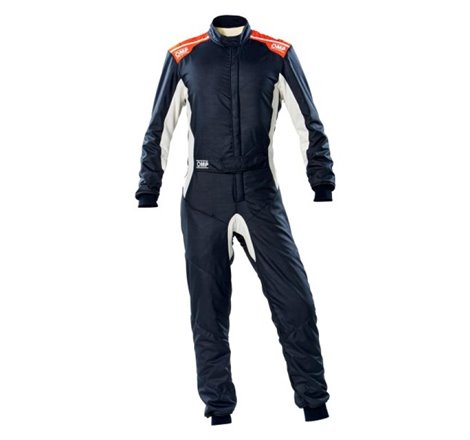 OMP One-S Overall Navy Blue/F Orange - Size 46 (Fia 8856-2018)