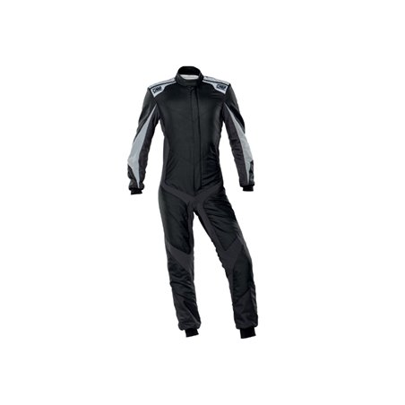 OMP One Evo X Overall Black/Silver - Size 46 (Fia 8856-2018)