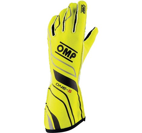 OMP One-S Gloves Fluorescent Yellow - Size Xs Fia 8556-2018