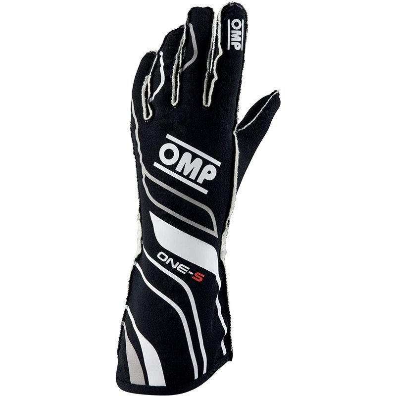 OMP One-S Gloves Black - Size S Fia 8556-2018