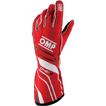 OMP One-S Gloves Red - Size Xs Fia 8556-2018