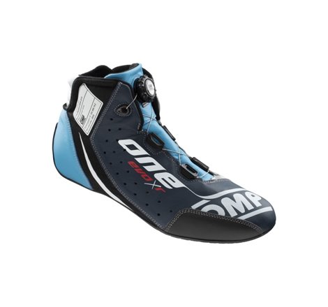 OMP One Evo X R Shoes Blue/Silver/Cyan - Size 46 (Fia 8856-2018)