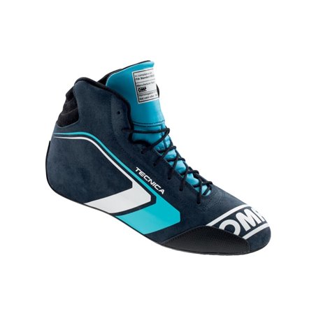 OMP Tecnica Shoes Blue/Cyan - Size 48 (Fia 8856-2018)