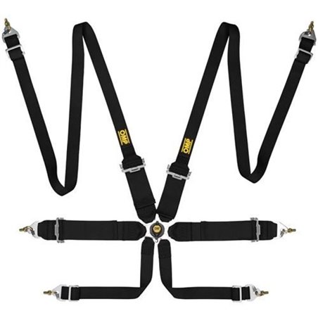 OMP First 3/2 Racing Harness Black