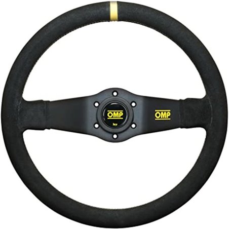 OMP Rally Dished Steering Wheel 350mm - Small Suede (Black)