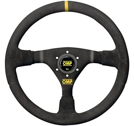 OMP WRC Steering Wheel - Large Leather (Black)