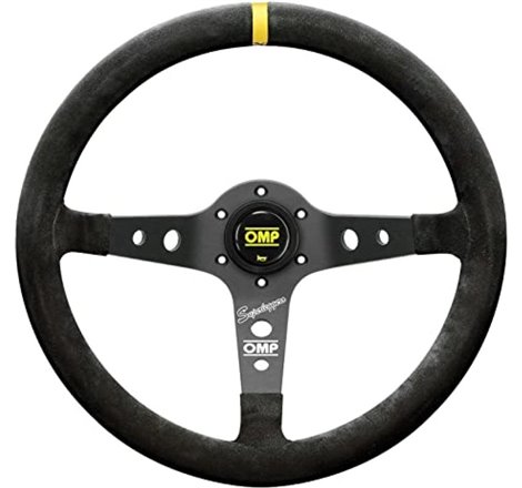 OMP Corsica SuperleggeroSuede Leather 350mm Diameter Steering Wheel Black