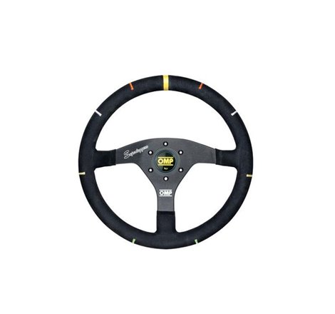 OMP Recce Series Steering Wheel 350 mm - Black/White