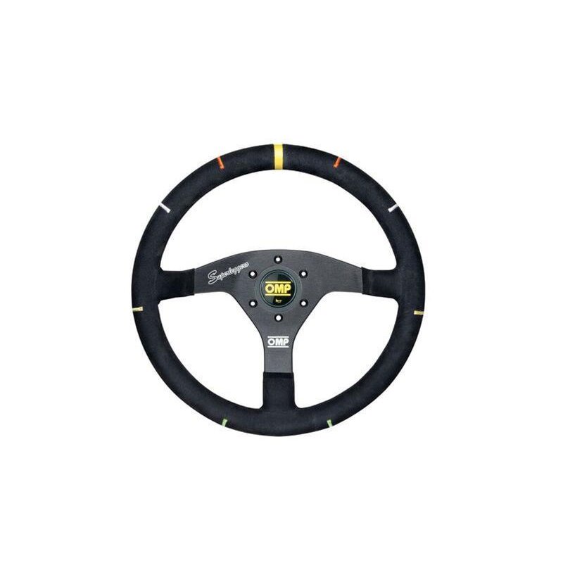 OMP Recce Series Steering Wheel 350 mm - Black/White