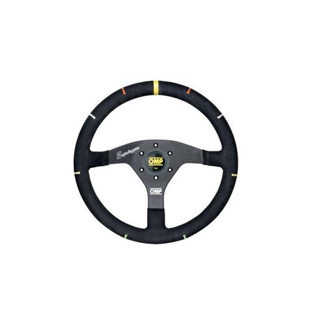 OMP Recce Series Steering Wheel 350 mm - Black/White