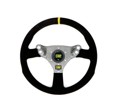 OMP 320 Hybrid S Flat Steering Wheel Black