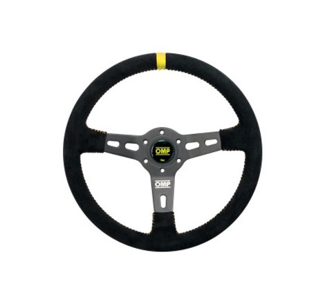 OMP RS Steering Wheel Black/Yellow D 350