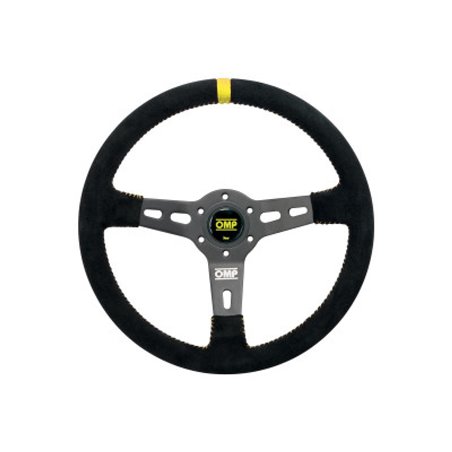 OMP RS Steering Wheel Black/Yellow D 350