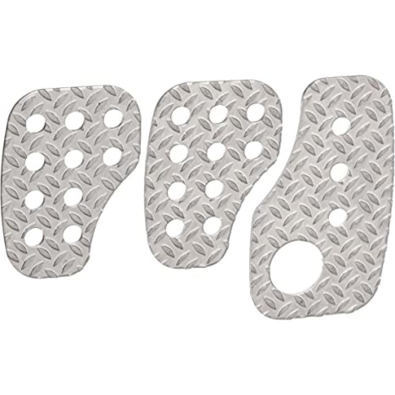 OMP Knurled Sand-Blasted Aluminum Pedals (Set of 3)