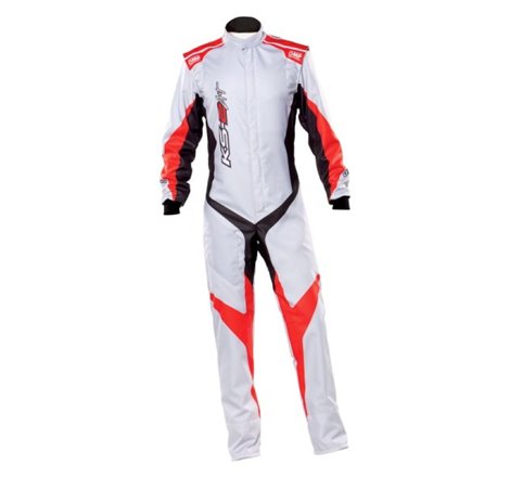 OMP KS-2 Art Suit Silver/Red - Size 44