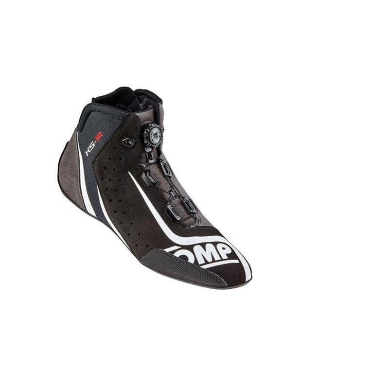 OMP KS-1R Shoes Black/Silver - Size 35