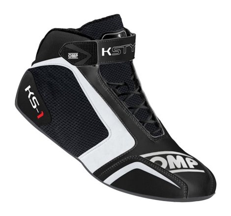 OMP KS-1 Shoes Black/White - Size 32