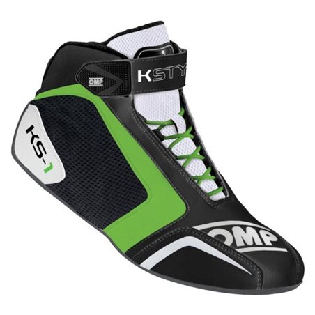 OMP KS-1 Shoes Black/White/Green - Size32